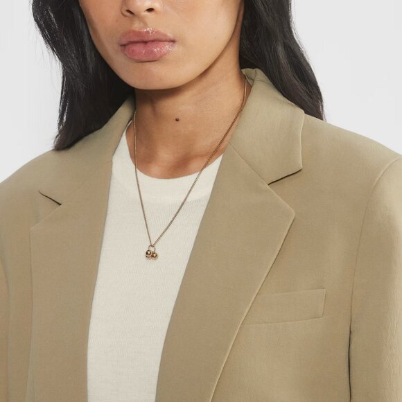 Tan Khaki Wilfred Therese Blazer - Picture 3 of 5